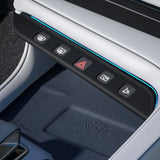 For Zeekr 001 21-25 Car Center Console Button Silicone Pad AC Key Protective Film Scratch-resistant Interior Accessories Car