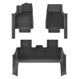 Tesla Model Y 5seats Launch 2025+ Juniper Car Floor Mats TPE Foot Mat With Door Sill Protective Cover Black Car Floor Mats sm