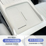 For Geely EX5 Galaxy E5 2024 2025 2026 Car Central Control Water Cup Silicone Pad Anti-Slip Dirt-Resistant Car Interior