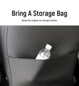 PU Leather Seatback Protectors for Volvo Models Car Interior Accessory LINGLUYANG