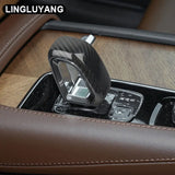 Carbon Fiber Gear Shift Cover for Volvo Models Car Interior Accessory LINGLUYANG