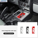 Gear Shift Panel Decoration Cover for Dodge Nitro 2007-2012 Car Interior Accessory HEBE
