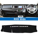 Premium Plush Dashboard Mat for Toyota Hiace 200 Series Dashboard Mat CATUSIKI RHD Wide