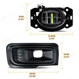 LED Fog Lamp Assembly with DRL for Ford F-150 2024-2025 Car Interior Accessory MAGIC COLORM