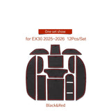 Noctilucent Cup Pads for Volvo EX30 Car Interior Accessory LINGLUYANG for ex30 red