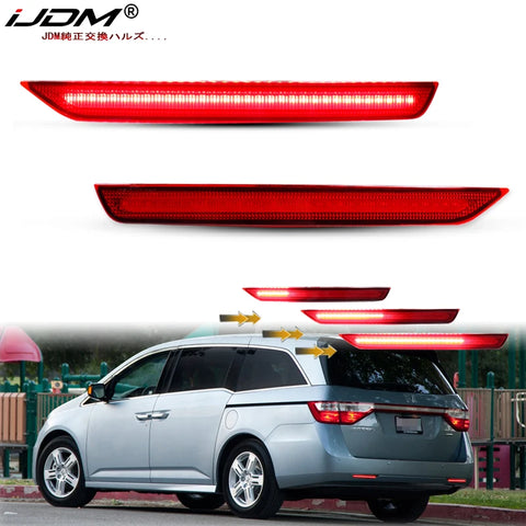 LED Bumper Reflector Lights for Honda Odyssey LED Ambient Light iJDM