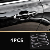 Chrome Door Handle Trim for Volvo XC60 S90 V90 XC90 Car Interior Accessory LINGLUYANG xc90 2015-2023 silvery4pcs