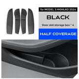 For Tesla New Model 3+ Highland 2024 Rear Full Storage Box Door Handle Armrest Tray Organizer