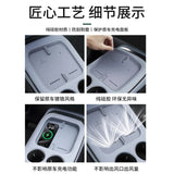 For Xpeng G7 Xiaopeng Wireless Charging Pad - Silicone - Center Console Cup Holder - Protective Pad - Cover - Interior Modification