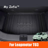 Car rear trunk mat For Leapmotor T03 2024 2025 Car TPE Styling Cargo Mat Boot Liner Anti-slip Carpet Protector Accessories
