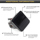 2-Inch LED Hitch Receiver Light for Trucks and SUVs Car Interior Accessory iJDM