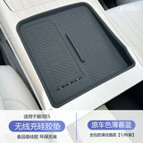For Geely EX5 Galaxy E5 2024 2025 2026 Car Central Control Water Cup Silicone Pad Anti-Slip Dirt-Resistant Car Interior