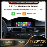 8.8-Inch Wireless CarPlay Screen for BMW 3 Series E90 E91 2005 Android Head Unit wincago