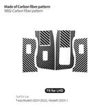 Carbon Fiber Control Panel Trim Sticker for Tesla Model 3 (2019-2023) / Y (2019-)