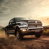 Black LED Headlights for Ram 1500 2009-2018 Car Interior Accessory Vland
