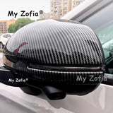 For LEAPMOTOR B10 2025 2026 Car Style Rearview Mirror Cover Trim Protect Kit Rear View Mirror Rain Eyebrow Frame ABS Accessor