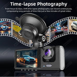 3-Channel 1080P Dash Cam WiFi Night Vision Universal Dashcam AKAMATE