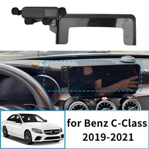 Wireless Charging Phone Mount for Mercedes-Benz C-Class 2019 Car Phone Holder OEM