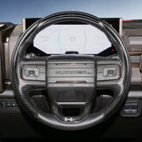 GMC Carbon Fiber Segmented Wheel Cover Silver