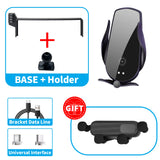 Integrated GPS Phone Mount for Toyota Land Cruiser 2022–2024 Car Phone Holder OEM Charging D Black