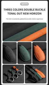 Suede Car Key Case Cover For Hongqi H5 2021 2022 2023 Car Key Shell Accessories For Hongqi H5 Car Key Cover OEM