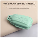 Leather Car Key Case Cover For DFSK DongFeng 580 F507 Aeolus AX7 GS PU Car Remote Key Bag Case Shell Protecter Keychain Holde
