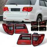 Dynamic LED Tail Lights for Toyota Fortuner 2012-2015