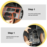 ABS Trim Kit Carbon Fiber for Ford Bronco Sport Car Interior Accessory HEBE