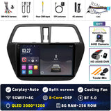 Android 15 Multimedia Stereo with GPS for Suzuki SX4 S-Cross