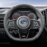 Breathable Faux Leather Steering Wheel Cover for Subaru