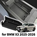 Hidden Behind-Screen Storage Box for BMW X3 G45 2025-2026 Car Interior Accessory CATUSIKI