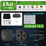 Android 13 Wireless CarPlay AI Box with 4G LTE for Universal
