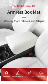 Tesla Model 3 Y Center Console Armrest Cover Pad Car Interior Accessory GMUNI
