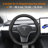 Carbon Fiber Leather Cover for Tesla Model 3 Y X S