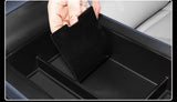 For XPeng G6 Car Wireless Charger Dust Mat Under Console Box Storage Interior Mod for 2023-2025