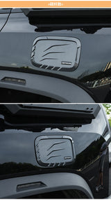 For Jetour Traveller T2 Exterior Car Fuel Tank Cap Decal Black Warrior Styling Accessory Car Interior Accessory OEM