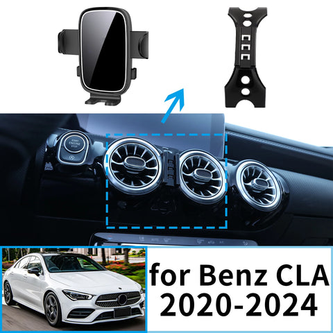 Wireless Charging Clip-On Phone Holder for Mercedes CLA 2020–2024 Car Phone Holder CATUSIKI