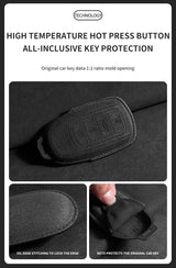 Car Key Case Shell for Chery Tiggo 8 Pro, 8plus, New 5, 7pro - Suede Car Keychain