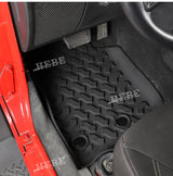 Waterproof TPE Floor Mats for Jeep Wrangler JK 2007-2017