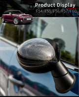 Carbon Fiber Mirror Caps for Mini Cooper 2015-2023