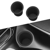 Toyota SIENTA 170 2016-2021 Silicone Water Cup Holder Limiter Fixed Drink Storage Box Tray Car Accessories 2pcs Black