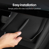 For Tesla New Model Y 2025 Launch Juniper ABS with Silicone Non-slip Mat Console & Armrest Storage Box Upper and Lower Waterc