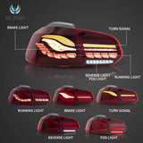 Dynamic OLED Tail Lights for VW Golf Mk6 08-14 Tail Light Vland