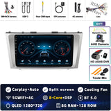 2K QLED Android Head Unit with Wireless CarPlay for Camry XV40