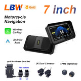 7 Inch Motorcycle GPS Android Auto CarPlay Unit Android Head Unit OEM