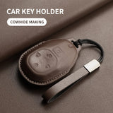 Leather Car Key Case Cover For GAC GS4 GM8 GA4 GS5 GS3 GA3 GA6 SGS7 Trumpchi E8 E9 MPV S7 E8 E9 GN8 M8 GM8 Remote Key Case Sh