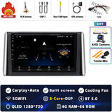 9-Inch QLED Android Head Unit for Toyota RAV4 2018–2023