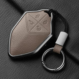 Metal and Leather Car Key Case Cover For Changan DEEPAL S7 SL03 2022 2023 2024 Car Key Case Protect Fob