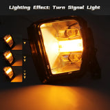 LED Fog Light with DRL for Dodge Ram 1500 2013-2018 Car Interior Accessory MAGIC COLORM