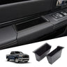 Dodge Ram 1500 2019-2026 Car Door Handle Storage Box Front Rear Door Holder Tray Organizer Accessories 4PCS